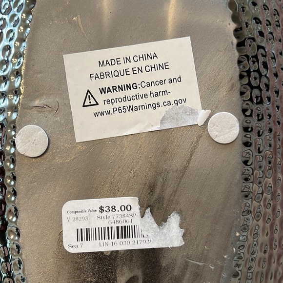 NWT Beautiful Silver Toned Bowl for Decor or Use - Picture 4 of 7